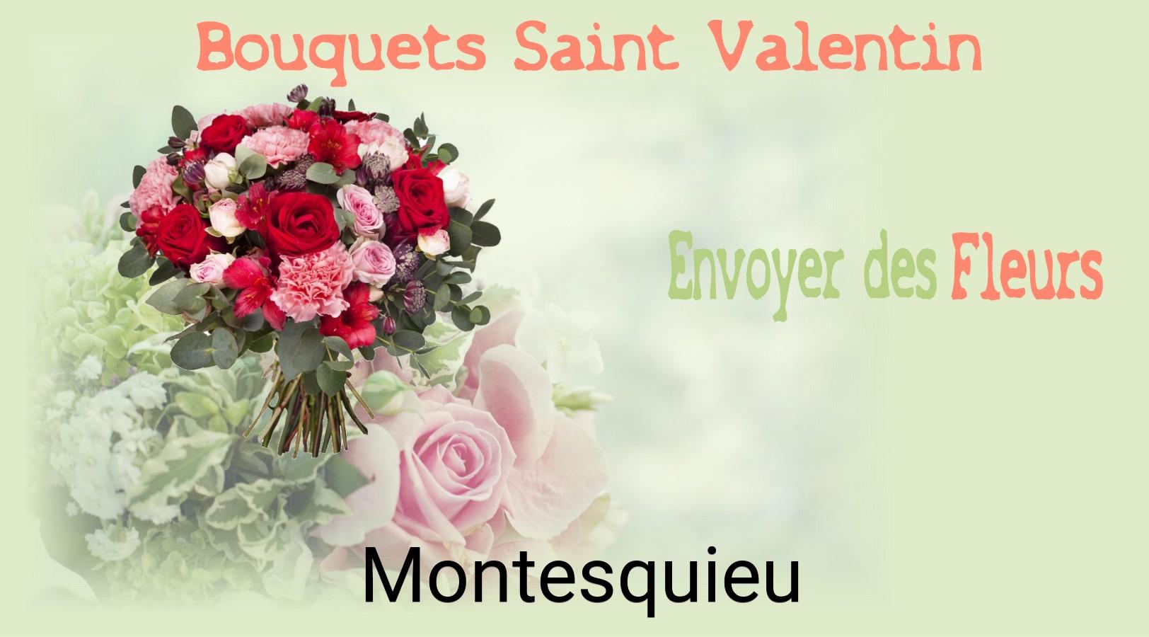 Roses de Saint-Valentin livrées à Montesquieu